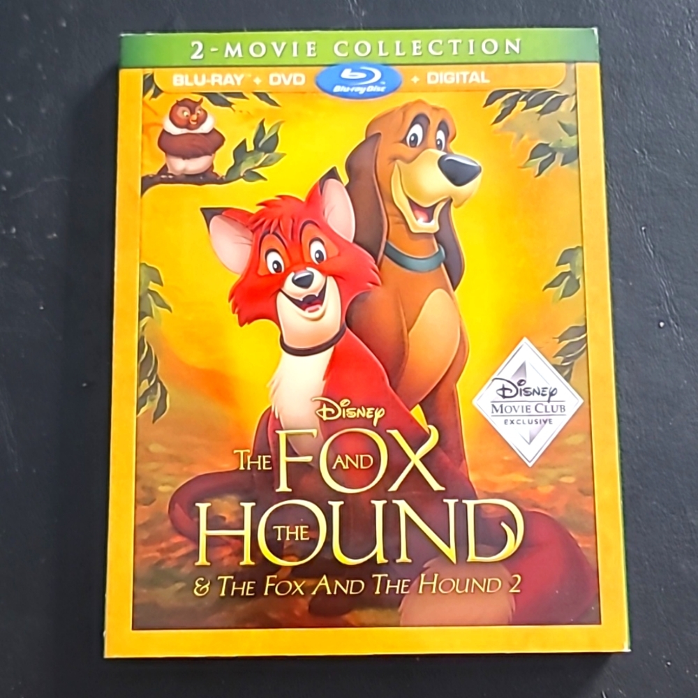 The Fox and the Hound 1 and 2, 3-disc Blu-ray and DVD